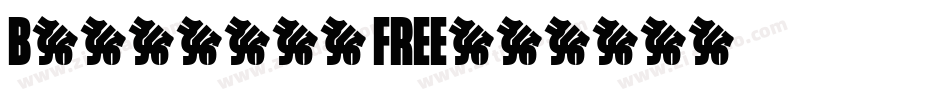 Betnefie FREE字体转换
